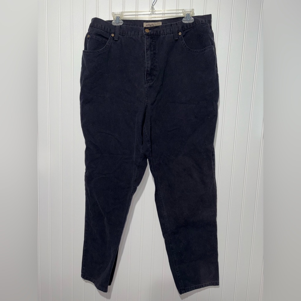 Vintage Jones & Co Black Denim Jeans| Size 18W